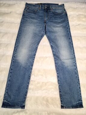 Levi's 502 Taper Regular Fit Blue Jeans Men 34x34 NEW